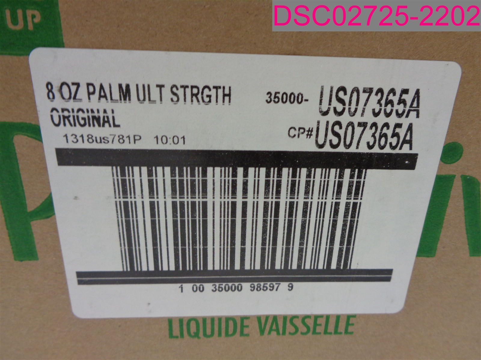 QTY=384 fl.oz (48×8 fl.oz Bottles);Palmolive Ultra Strength Dish Liquid US07365A