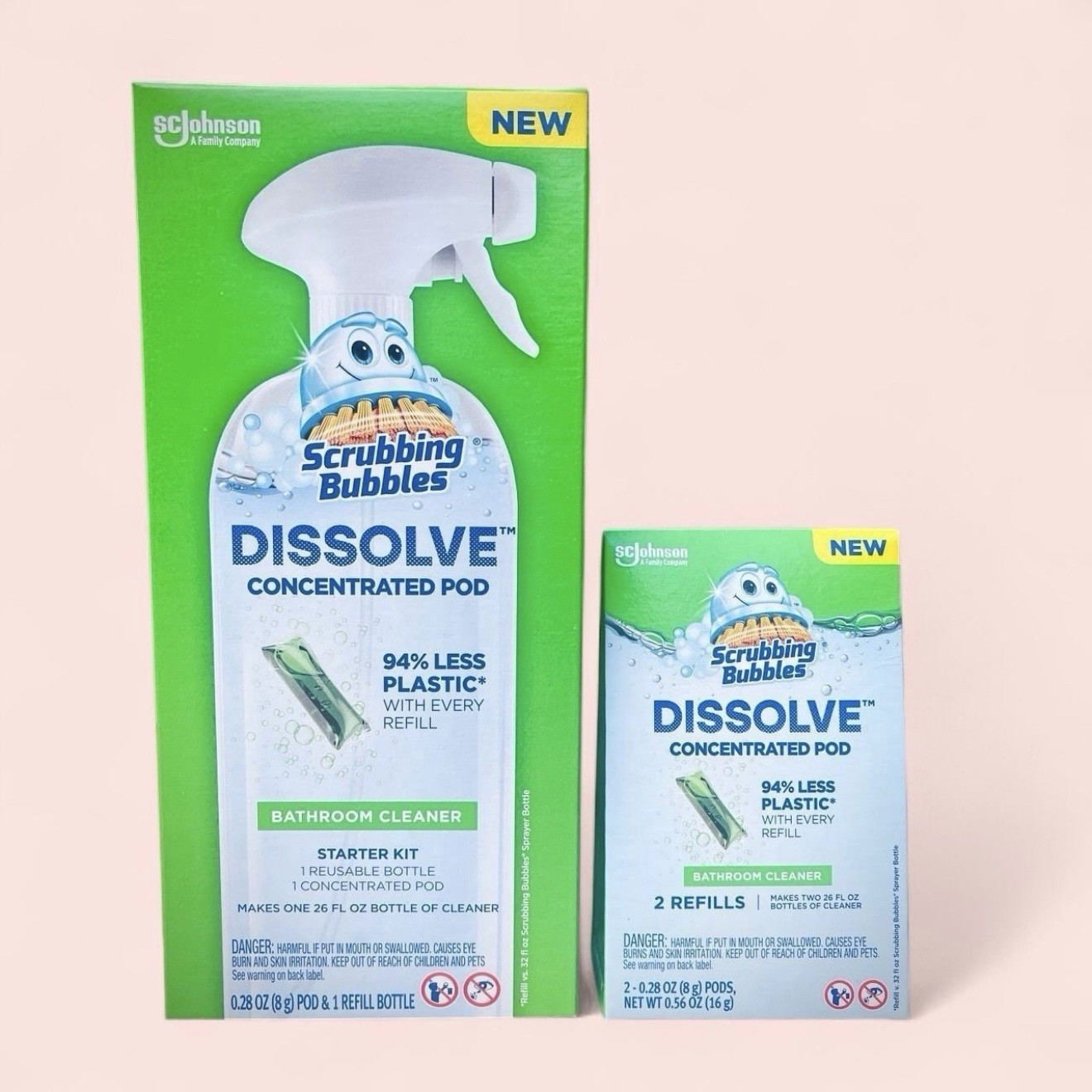 Scrubbing Bubbles Dissolve Starter Kit & Refills NEW
