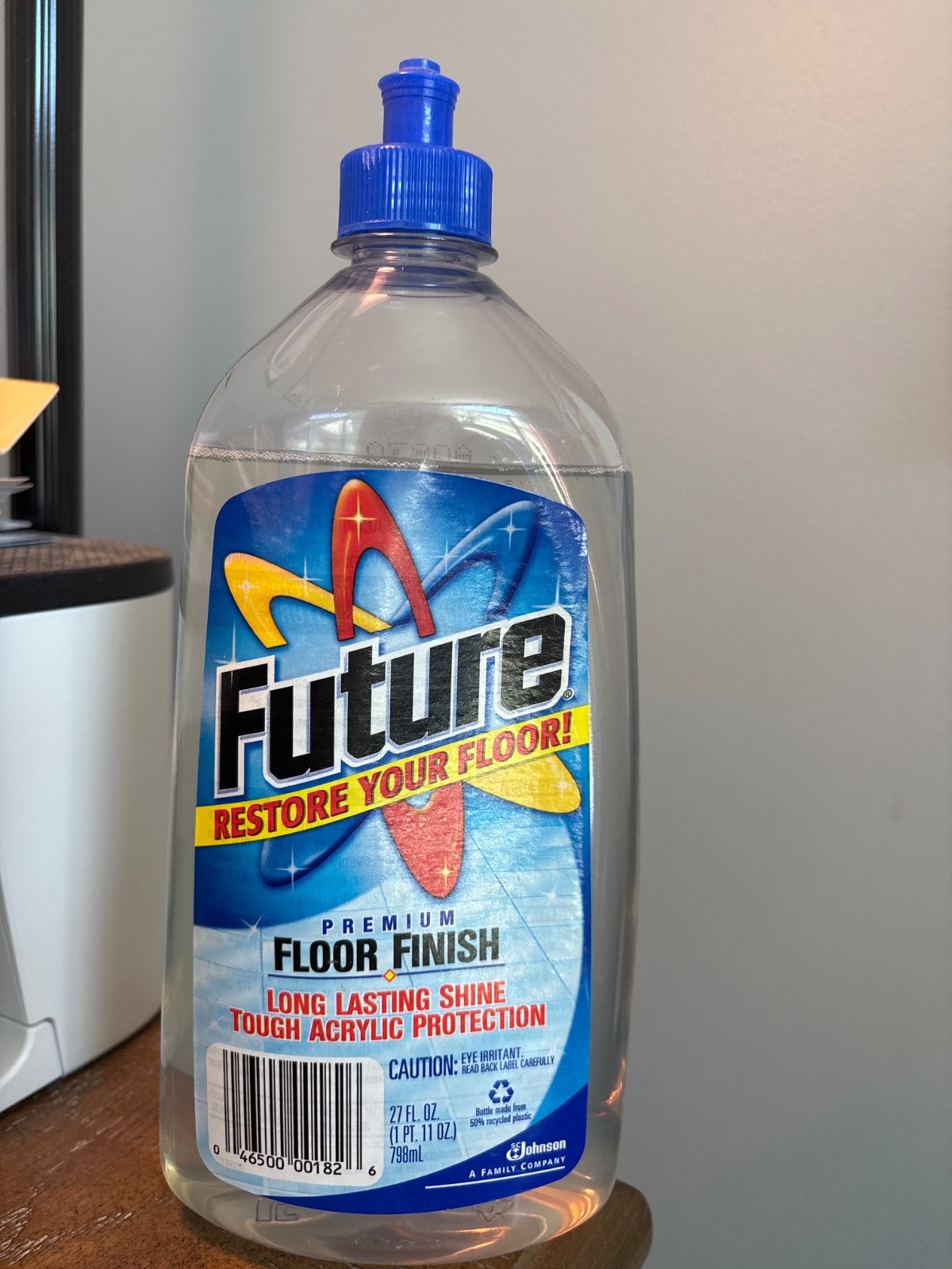 Future Premium Floor Finish 2000 27 oz Johnson Acrylic Polish Original Vintage