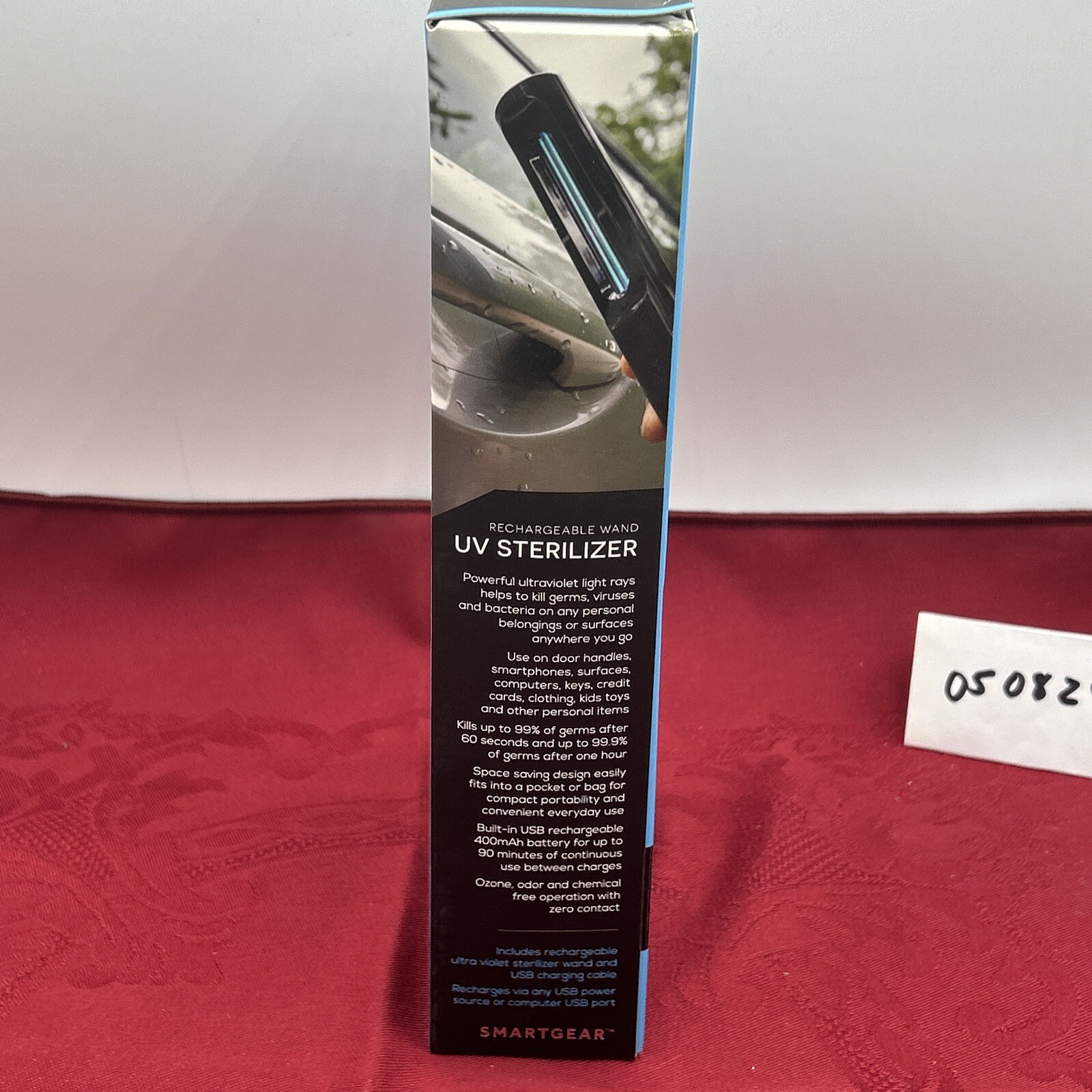 Smartgear Led Sterilization Wand New In Box Eliminates 99.9% Germs And Bacteria