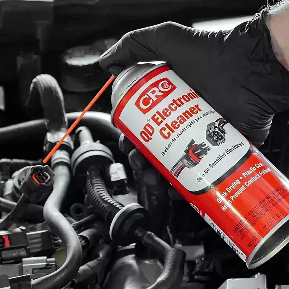 Electronic Contact Cleaner Spray Best Quick Drying Fix CRC QD Corrosion Debris11