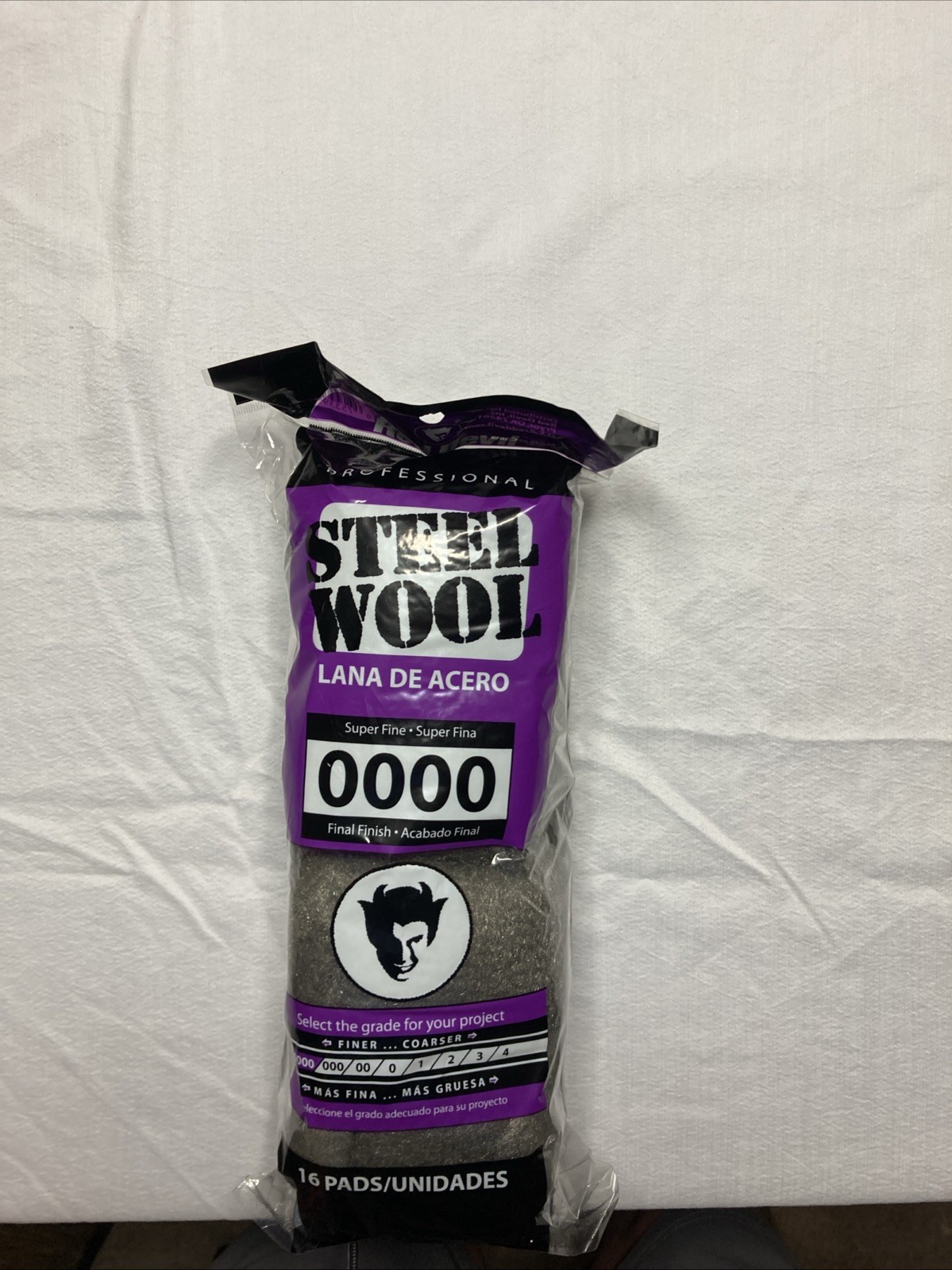 Steel Wool, Super Fine/Final , #0000 Red Devil 0310 75339103104. 16 Pads Total.