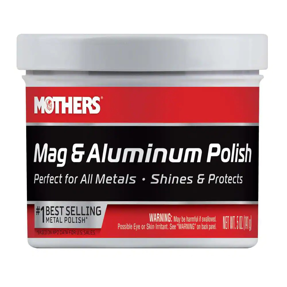 MOTHERS 5 oz. Mag and Aluminum Polish Cream Car Washing Supplies