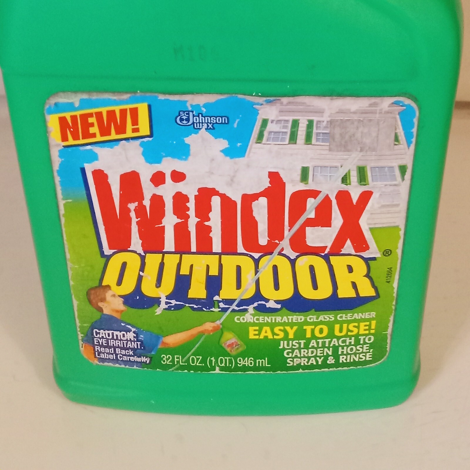 Windex Outdoor Window, Glass Cleaner Concentrate 32 Oz Discontinued NEW NOS