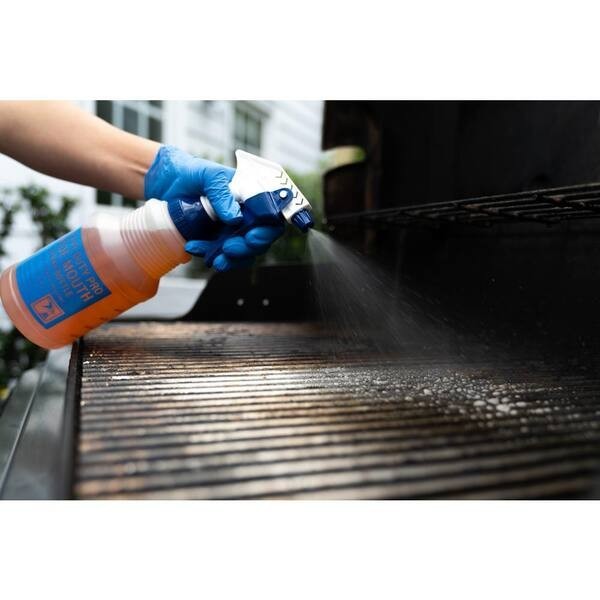4 Pack ECOLAB 32oz Heavy-Duty Wide Mouth Chemical, Bleach Resistant Spray Bottle