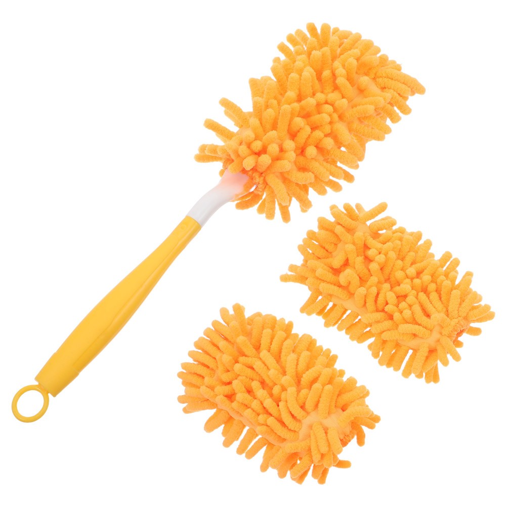 1Set Reusable Chenille Dusting Brush for Car Interior Home Walls and Fan Blades