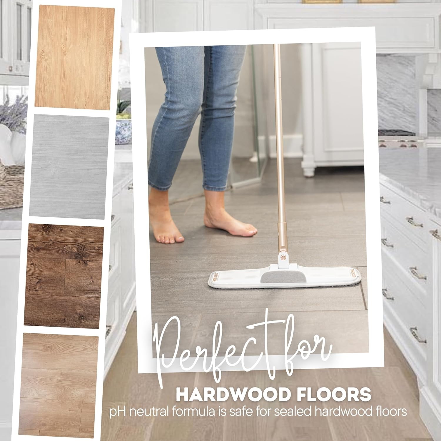 Hardwood Floor Luster 27oz – Plant-Based, Fragrance-Free & Safeguard for Kids