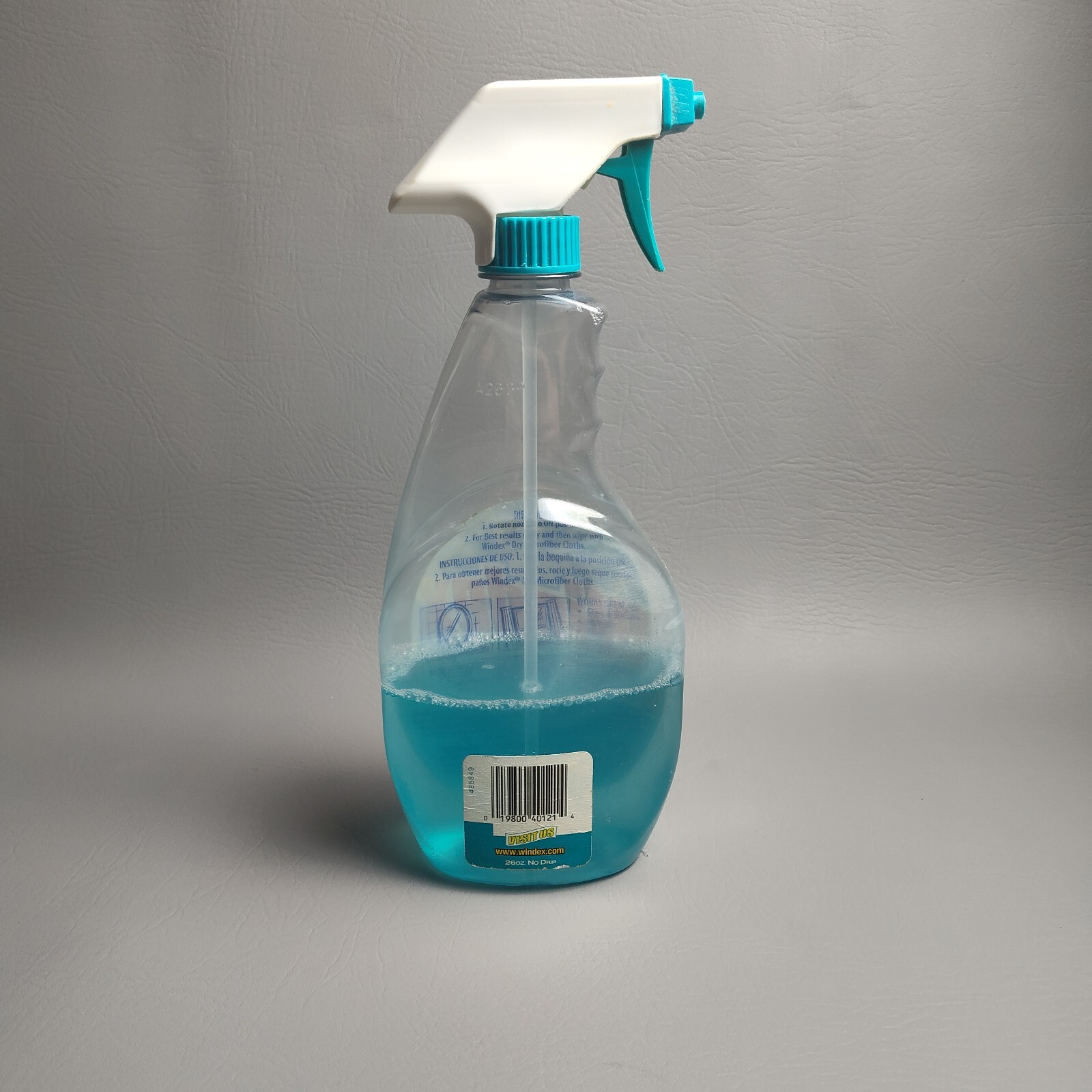 Windex No Drip Foaming Action 40% Full 26 Fl Oz 2006 Discontinued Bottle Prop