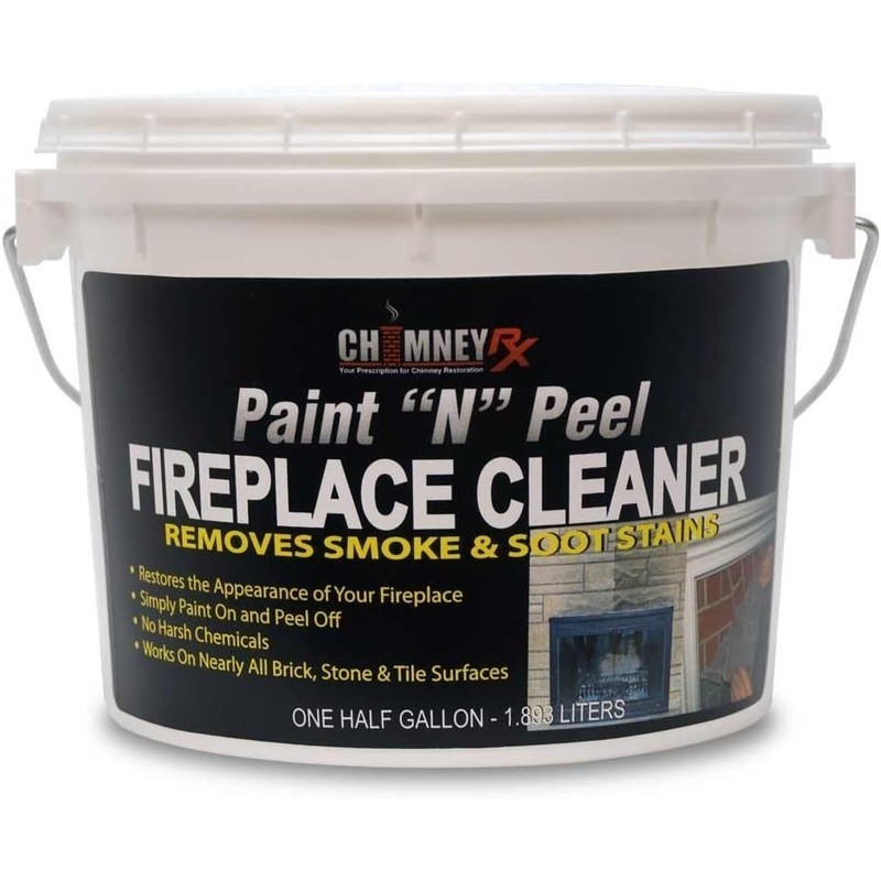 Non-toxic Soot Remover Fireplace Cleaner No Scrubbing Easy Application 0.5 Gal