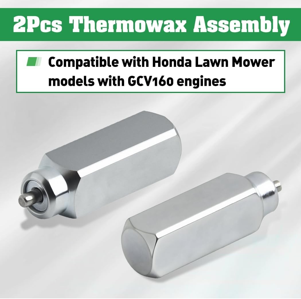 Upgraded 2Pcs Thermo Wax Assembly Replacement for HRX217 HRR216 GCV160 GCV190 GC