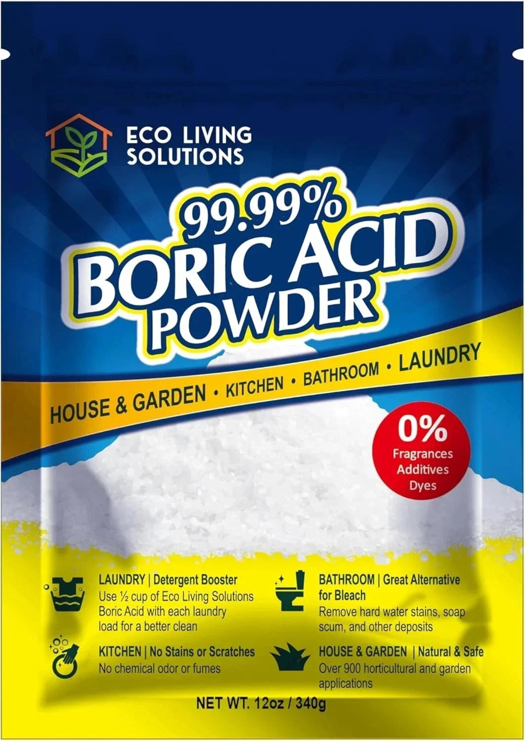 99.99% Boric Acid Powder Horticultural Garden Application Multipurpose Clean
