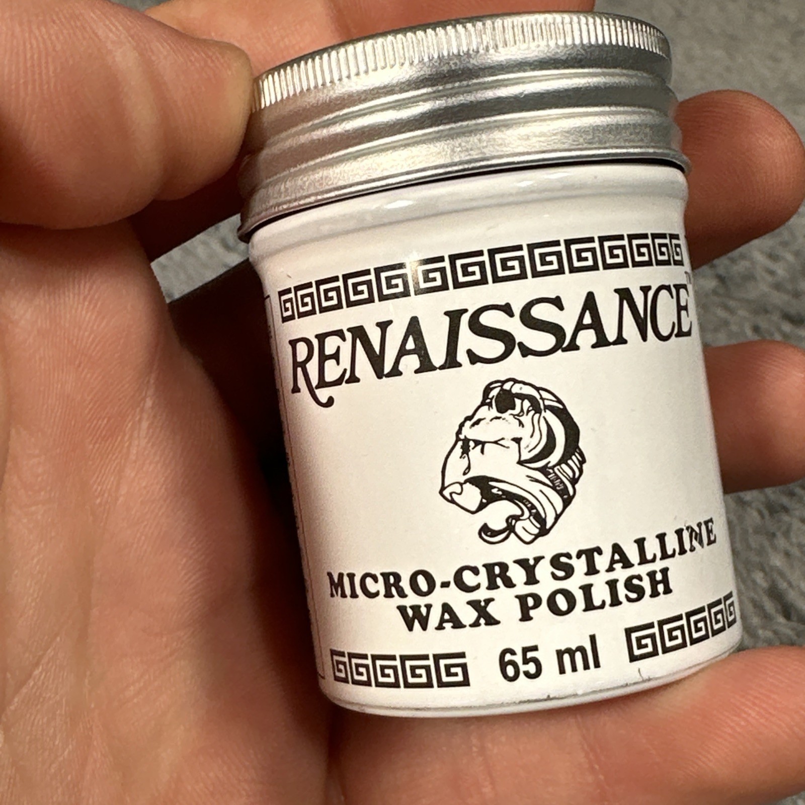 Renaissance Wax Polish, 65 ml Brand New Made In England Leather Art Protector