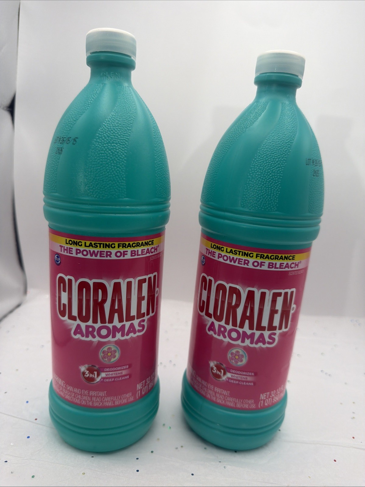 CLORALEN® Liquid Scented Bleach – Floral Fantasy 32.12 fl oz Lot Of 2
