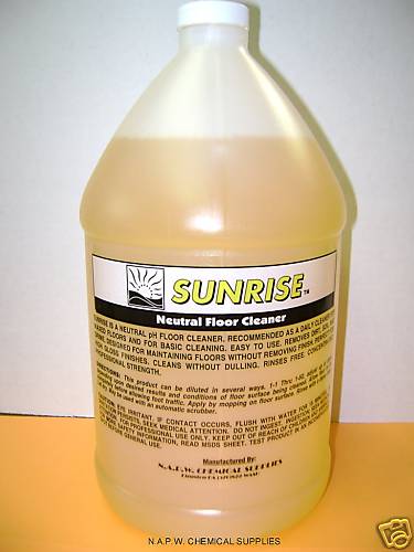 SUNRISE NEUTRAL pH FLOOR CLEANER CONCENTRATE 2 GAL.