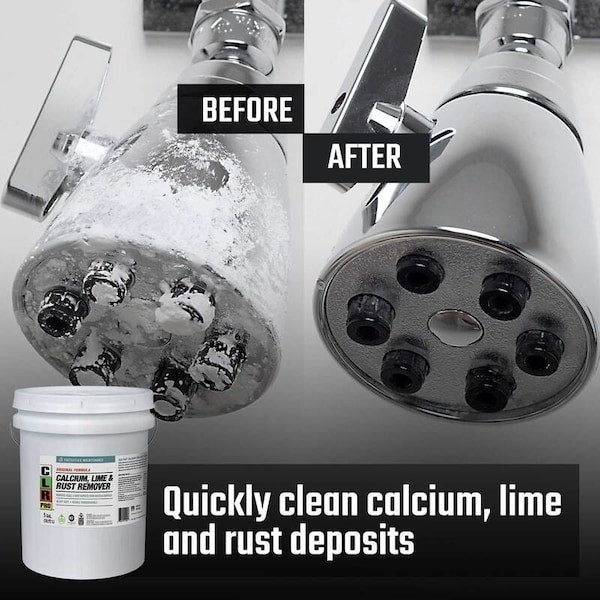 Clr Pro G-Fm-Clr-5Pro Calcium, Lime/Rust Remover, 5 Gal, Bucket