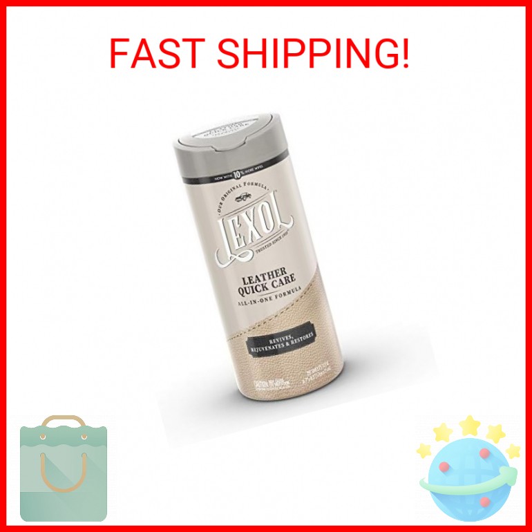 Lexol All Leather Quick Care All-in-One Formula, Best Leather Cleaner and Condit