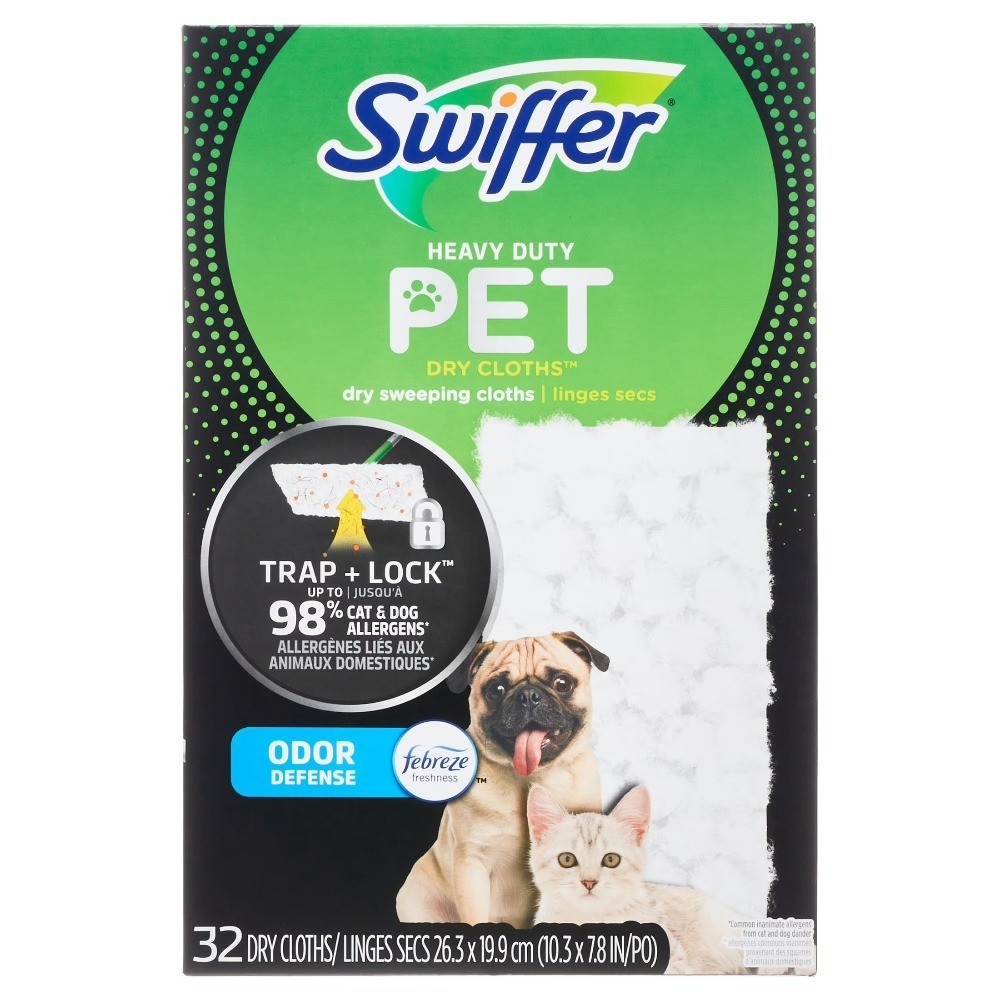 Heavy Duty Pet Hair Remover Refills for Odor Control 32 Count