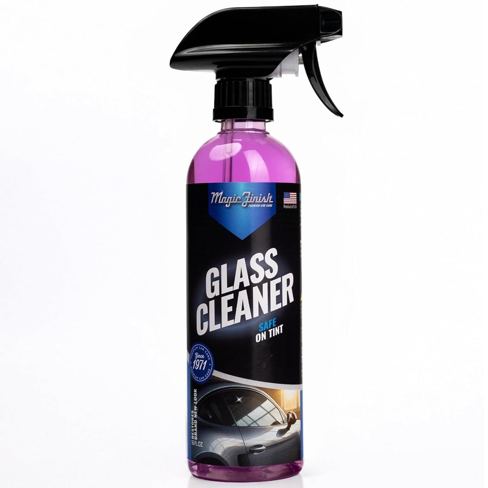 Car Glass Cleaner (16 fl oz) – Ammonia-Free Window Cleaner Spray for Interior…