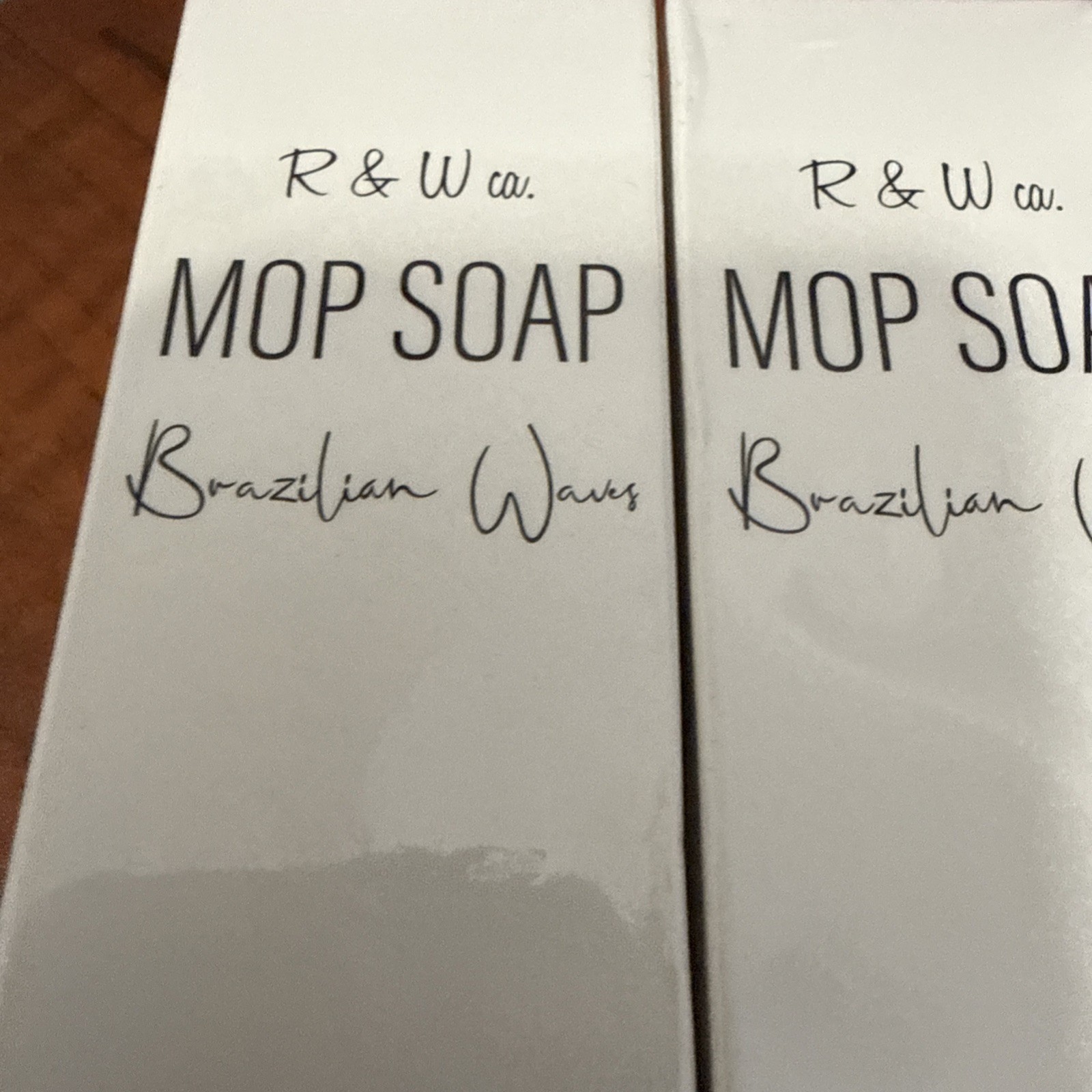 New Sealed 2 Pack – R&W Co Mop Soap Brazilian Waves Scent 4 Oz Floor Cleaner