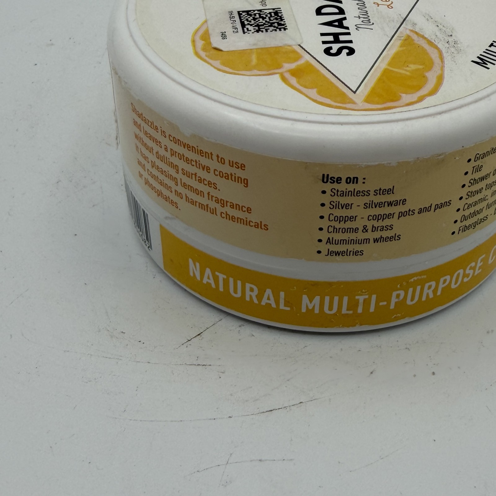 SHADAZZLE Natural Multi-Purpose Cleaner & Polish Lemon Scent ECO CERT