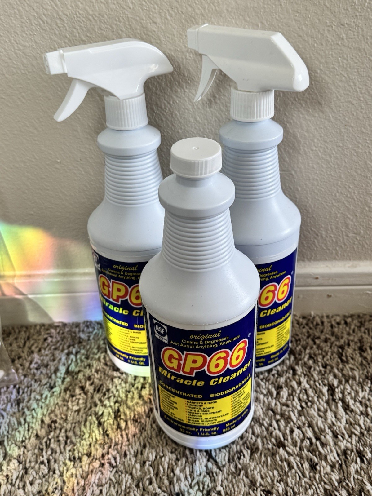 GP66 Miracle Cleaner Concentrated Biodegradable 32 oz READ