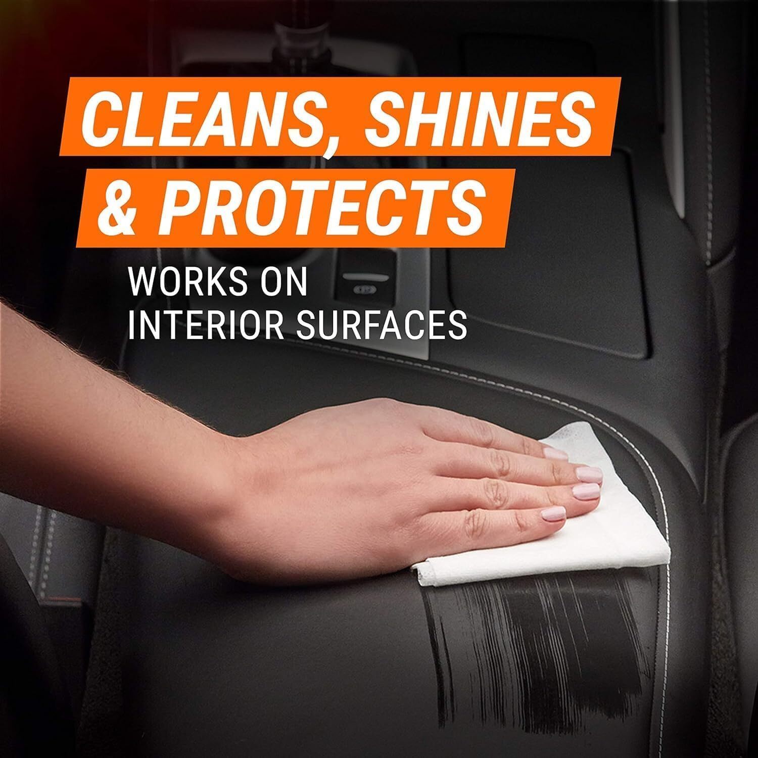 Armor All Car Cleaning Wipes, Wipes for Car Interior and Car Exterior, 90 Wipes