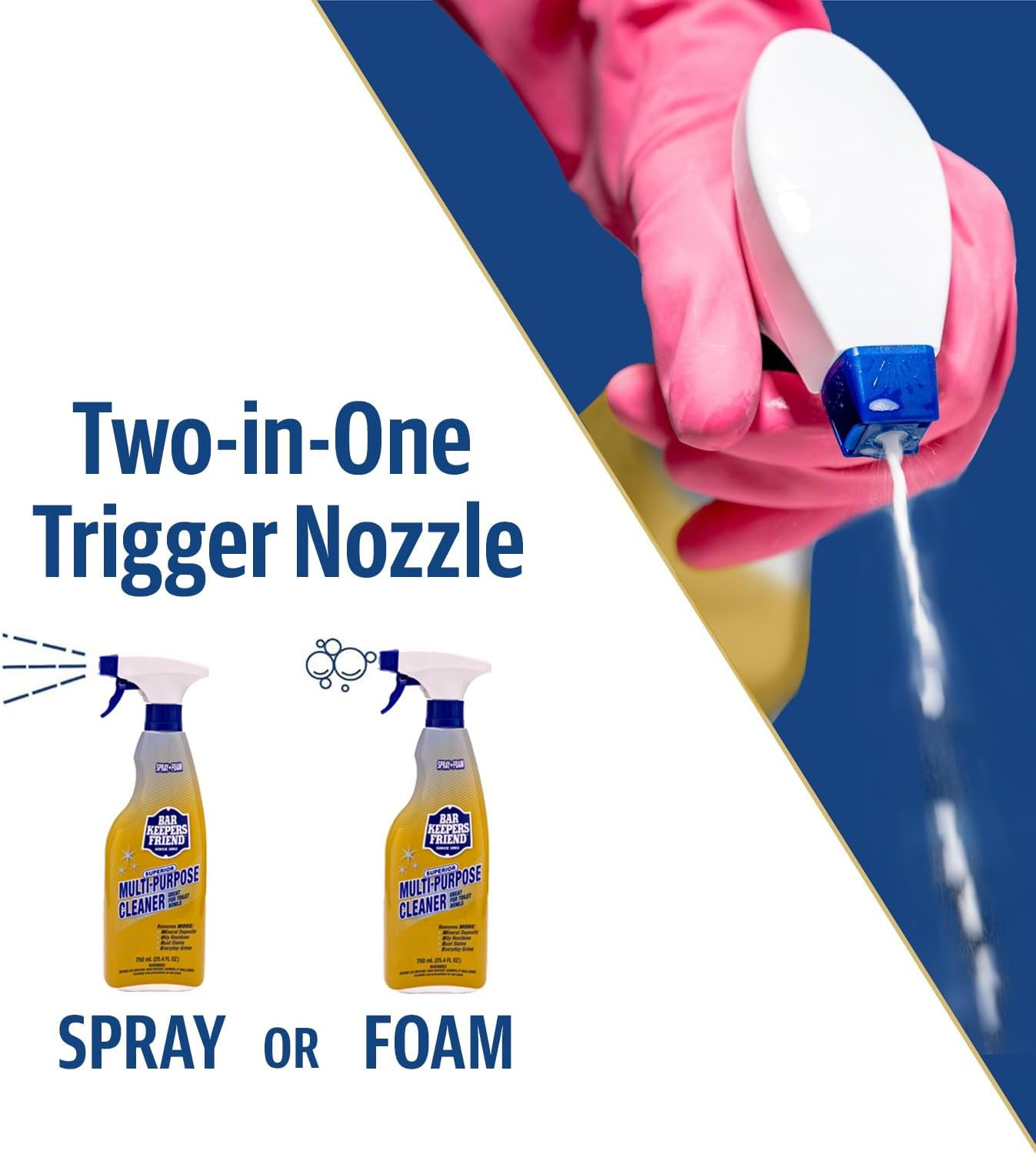Soft Cleanser (26 Oz) MORE Spray + Foam (25.4 Oz) Multipurpose Cleaner Bundle, S