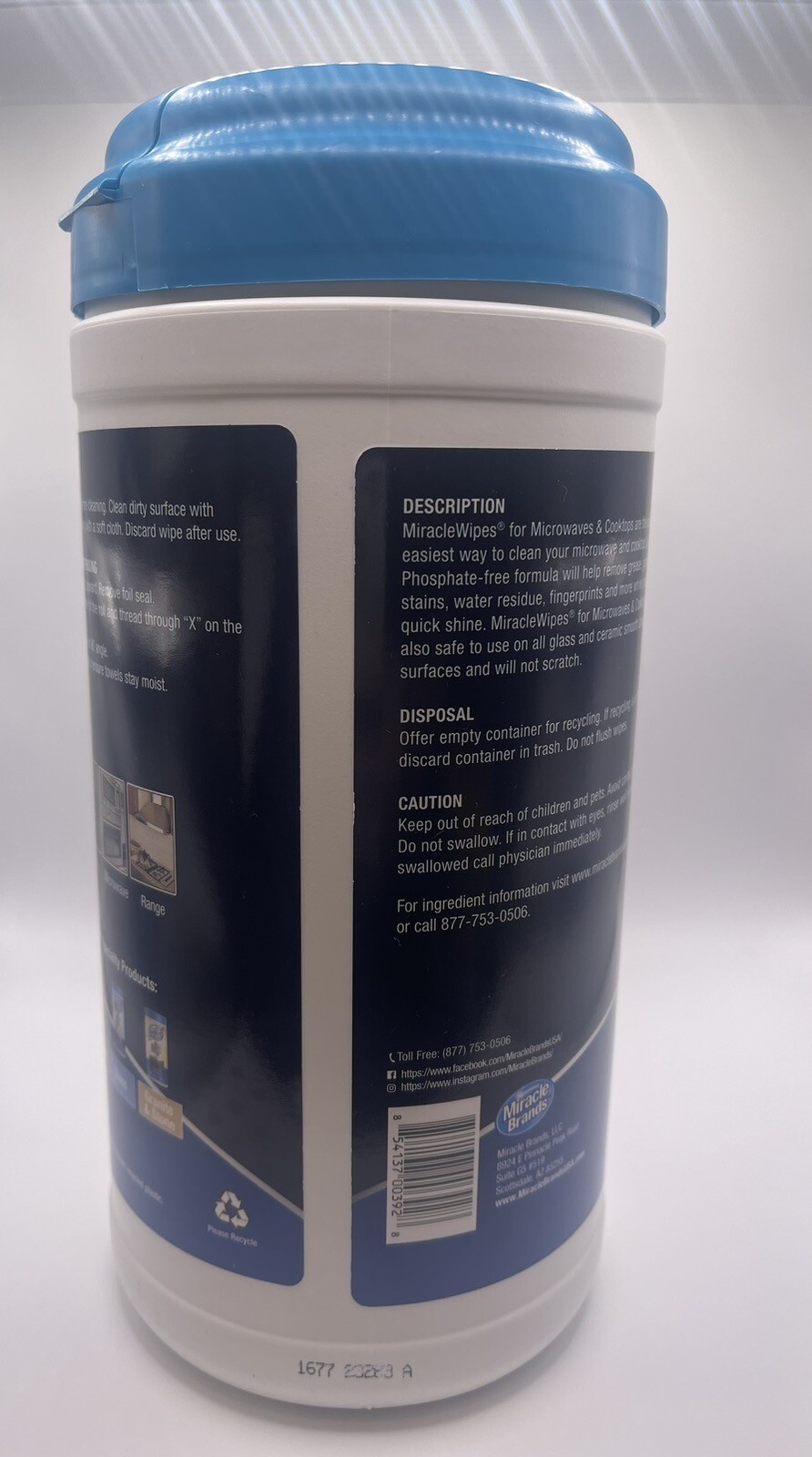 Miracle Brand PREMIUM Ceramic Glass Cook Top Ranges Microwaves CLEANER 60 Wipes