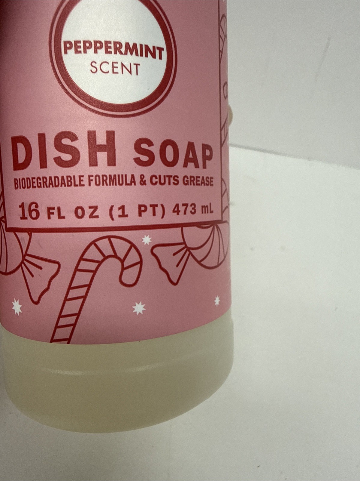Mrs Meyer’s Dishwashing Liquid Dish Soap Cruelty Free Formula Peppermint Scent