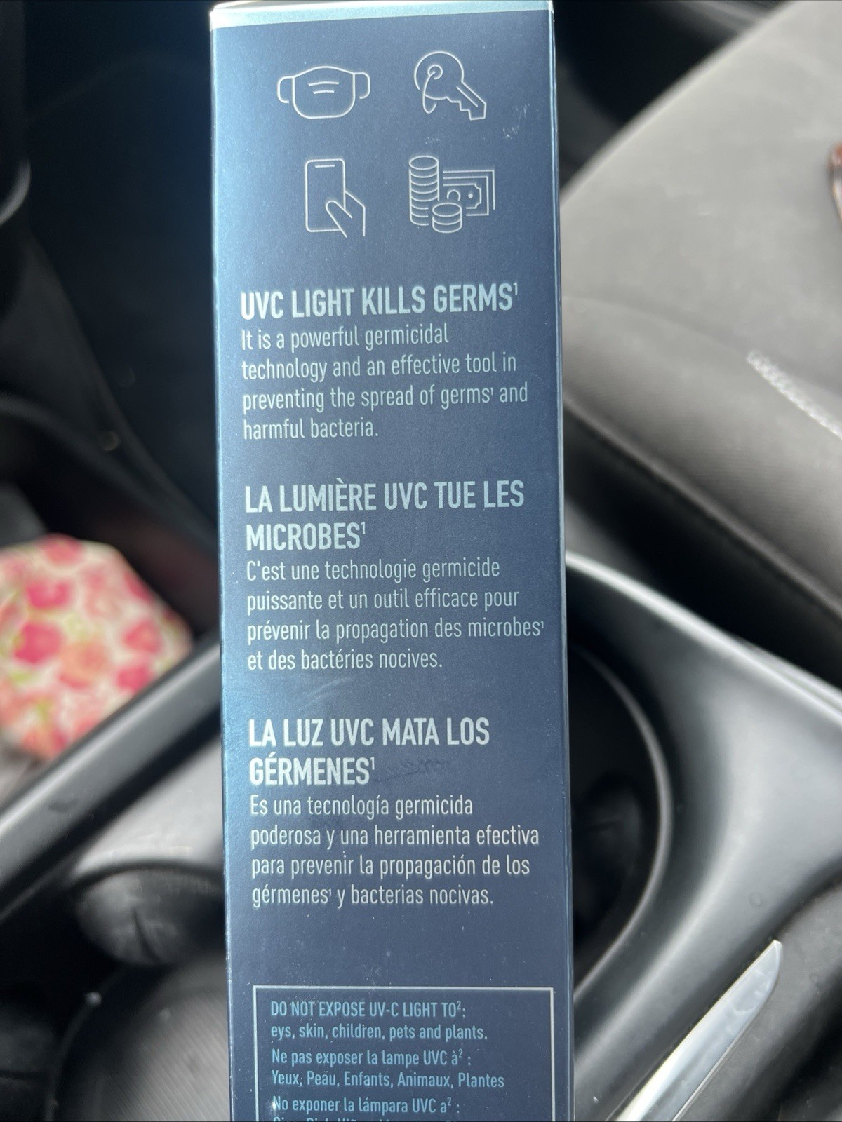 UV-C Disinfectant Portable Light, 254 Nm Quartz Wave