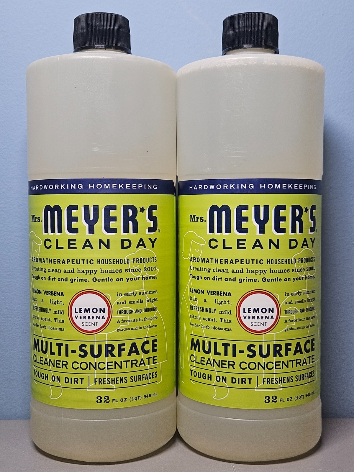 Mrs. Meyer’s Clean Day Multi-Surface Cleaner Concentrate 32 fl oz 2-Pack – New