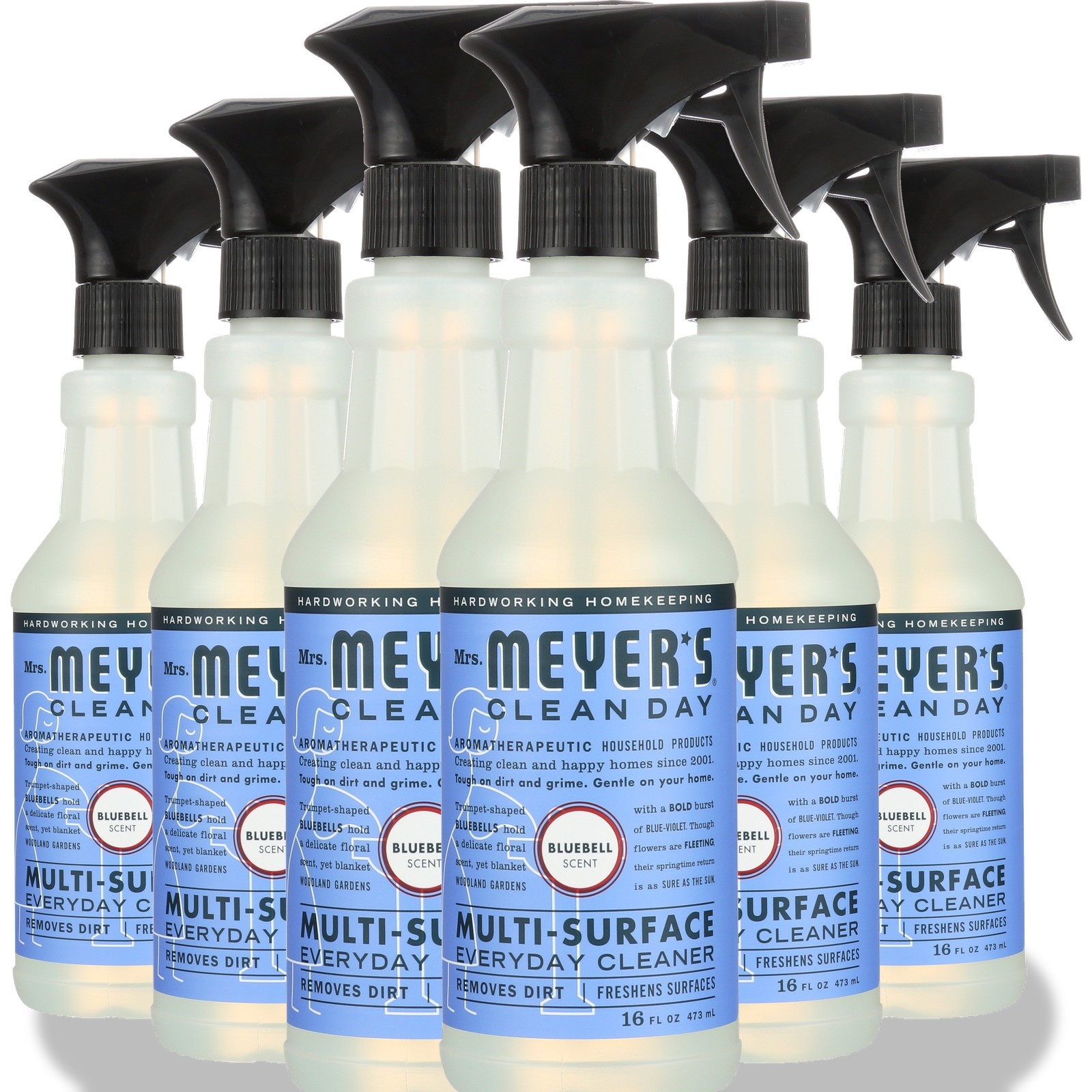 Mrs. Meyer’S Clean Day Everyday Multi-Surface Cleaner 16 Fl Oz Oil 6 Pack