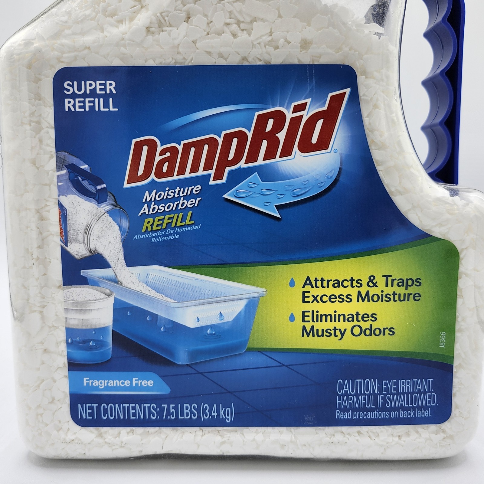 DampRid FG37 Moisture Absorber – 7.5lb Super Refill