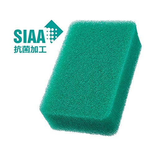 Kamenoko Sponge Do Square Green 3-Pack Set High Quality Kitchen Sponge Japan