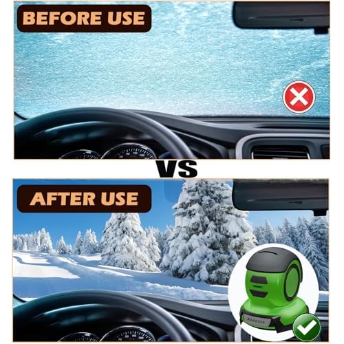 Electric Ice Scraper for Car Windshield, Cordless Electric Handheld Ice