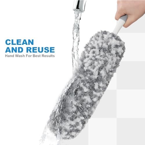 12″ Microfiber Car Duster Interior Detail Brush Dash Vent Dust Cleaner Tool