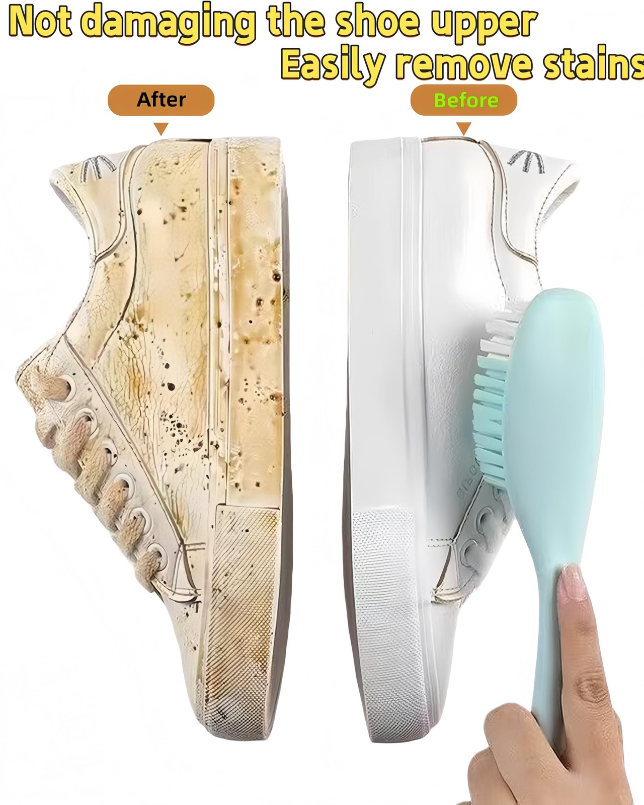 Laundry Scrub Brush Soft Bristle Household Cleaning Brushes for Carpet, Clothes