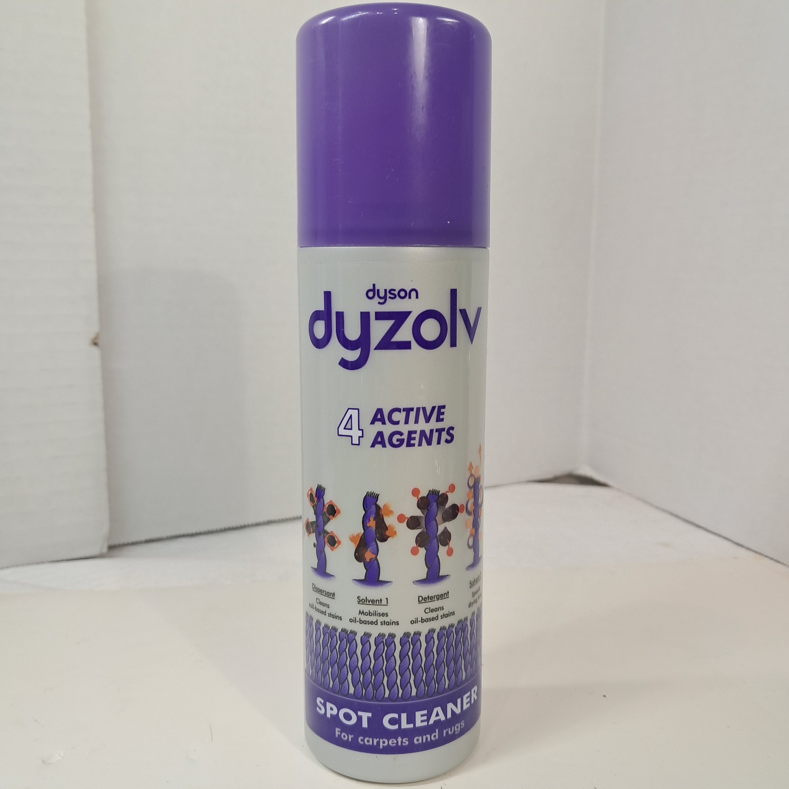 NEW Dyson Dyzolv Spot Cleaner for Carpets & Rugs 4 Active Agents 8.5 oz genuine