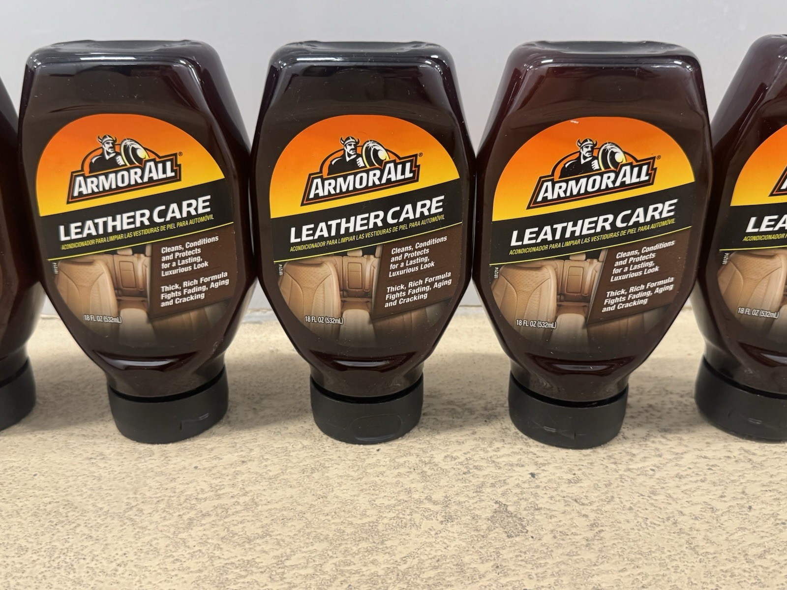 5 Pack Armor All Leather Care Gel, Use on Furniture, Car 18 Fl Oz