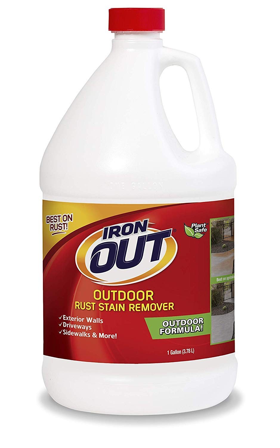 Iron OUT Liquid Rust Stain Remover, Pre-mixed, Quickly Removes Rust 2 Gallons