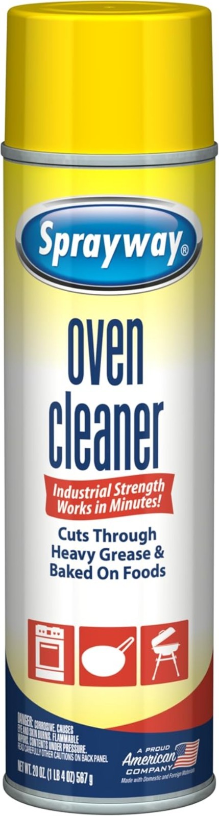 Heavy-Duty Oven & Grill Cleaner, Removes Oil & Grease, 20 Oz, 1.25 Pound Pack…