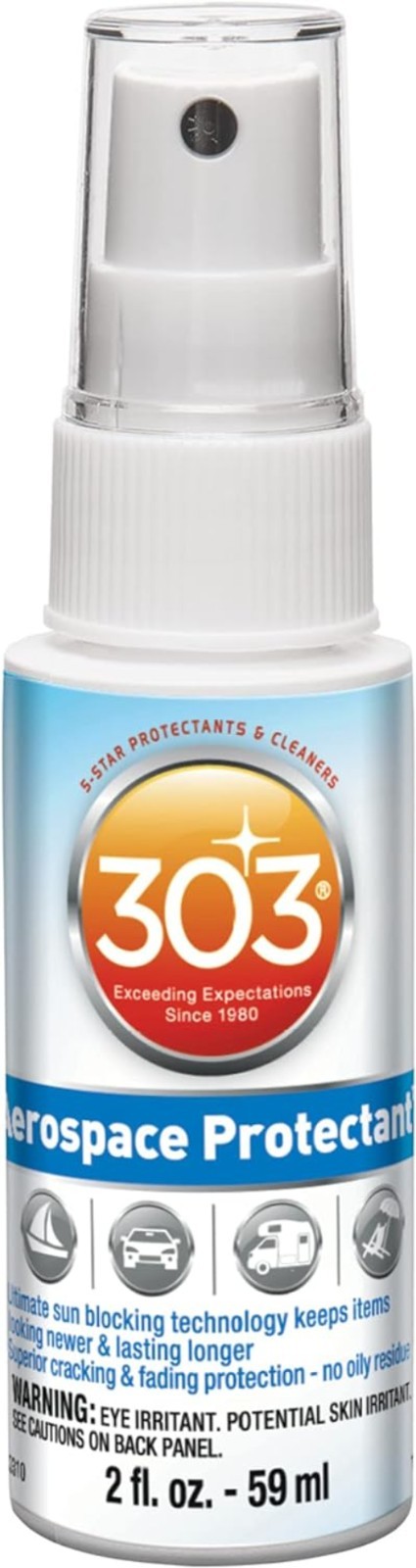 UV Protectant Spray – Restores Appearance, Repels Dust & Stains, 2 Fl Oz