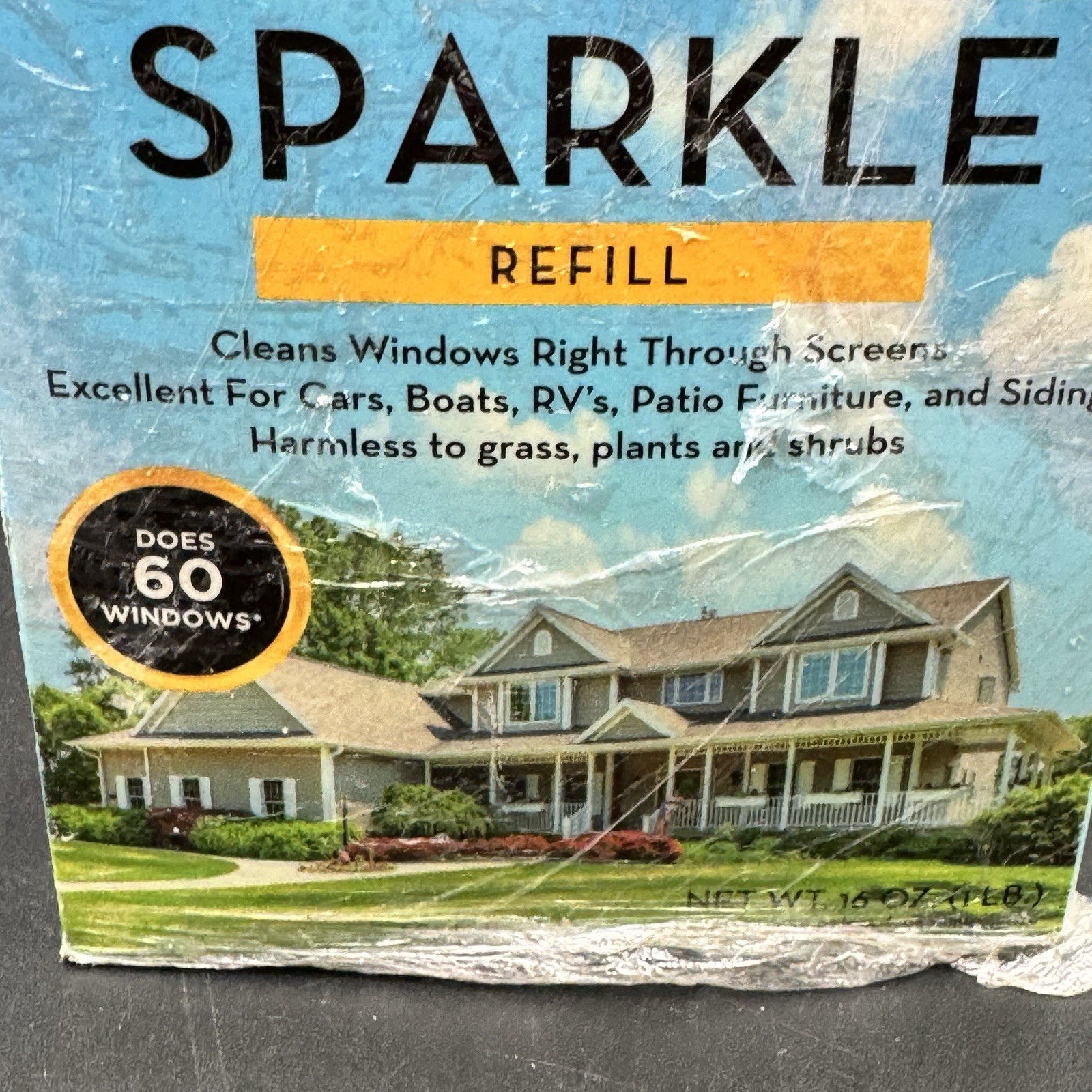 FULLER BRUSH – FULL SPARKLE REFILL 1 BOX – NEW Damaged Box