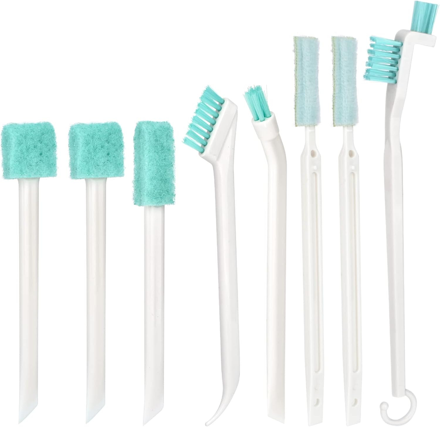 8pc Deep Detail Cleaning Brush Set Crevice Tool Kit for Keyboard Window Gap Sink