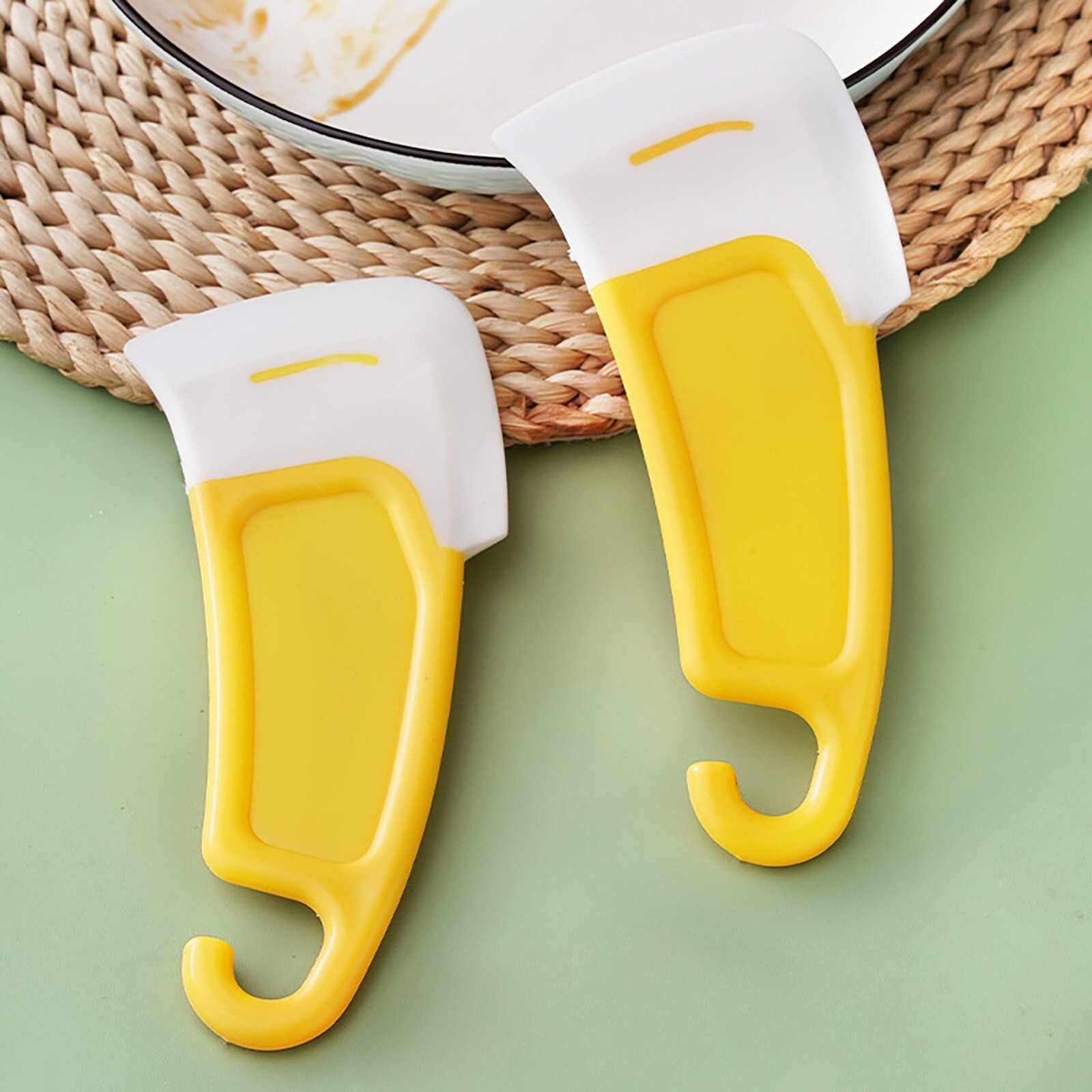 2Pcs Clean Prop Daily Use Cleaning Accessory Heat-resistant Oil Removal Tool
