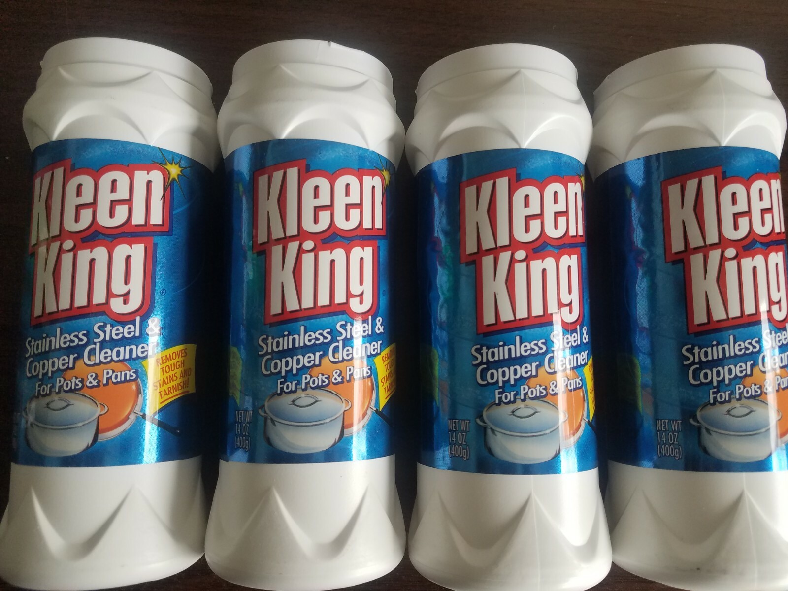 4 Kleen King Stainless Steel & Copper Cleaner for Pots & Pans Removes Tough Stai