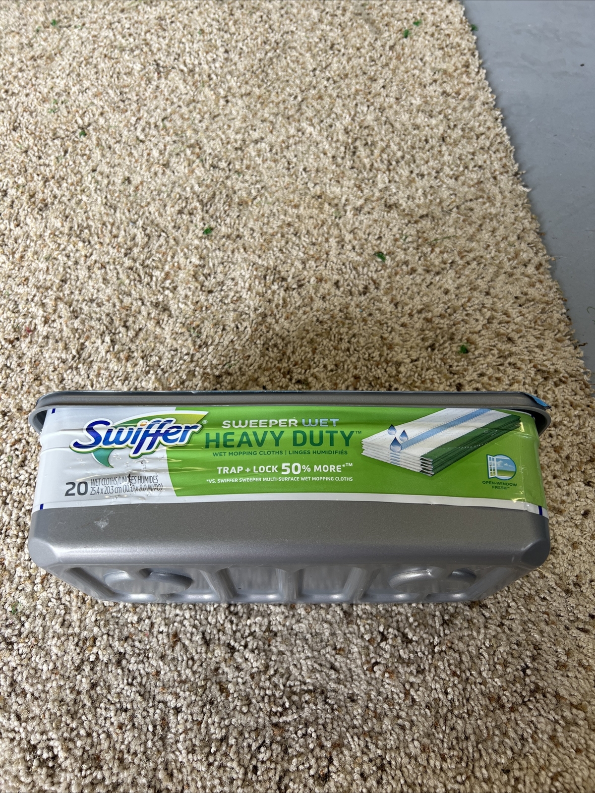 Swiffer Sweeper Heavy Duty Wet Pad Refills, Open Window Fresh,20 Ct