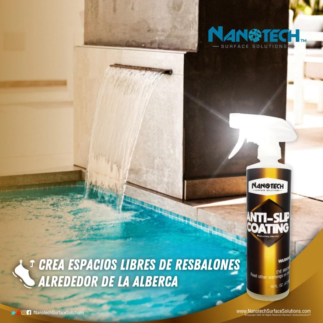 Nanotech Surface Solutions Anti-Slip Coating – Increases Friction Coefficient- R