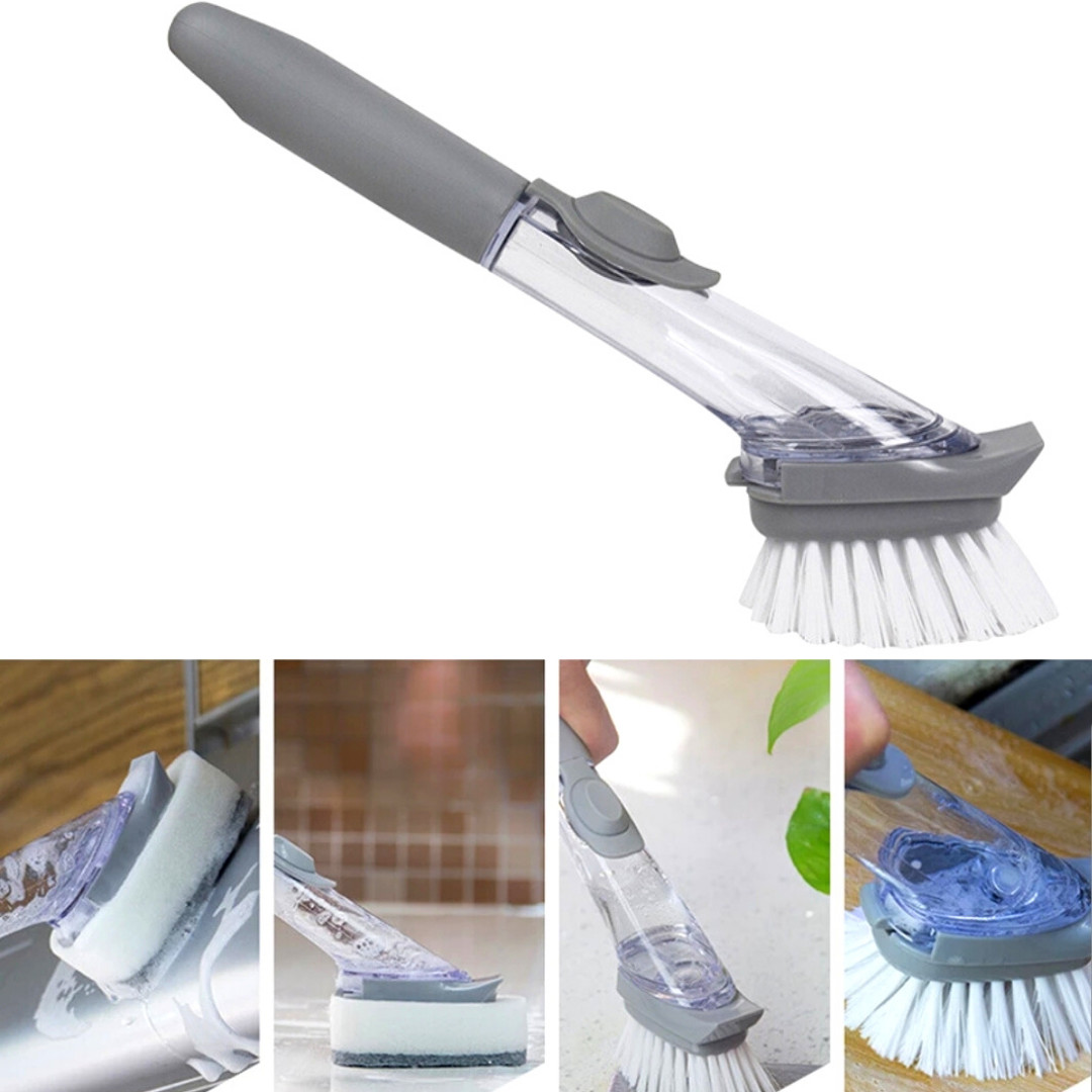 Dispensador de Jabon Herramienta para Lavar Fregar Platos Limpieza de cocina