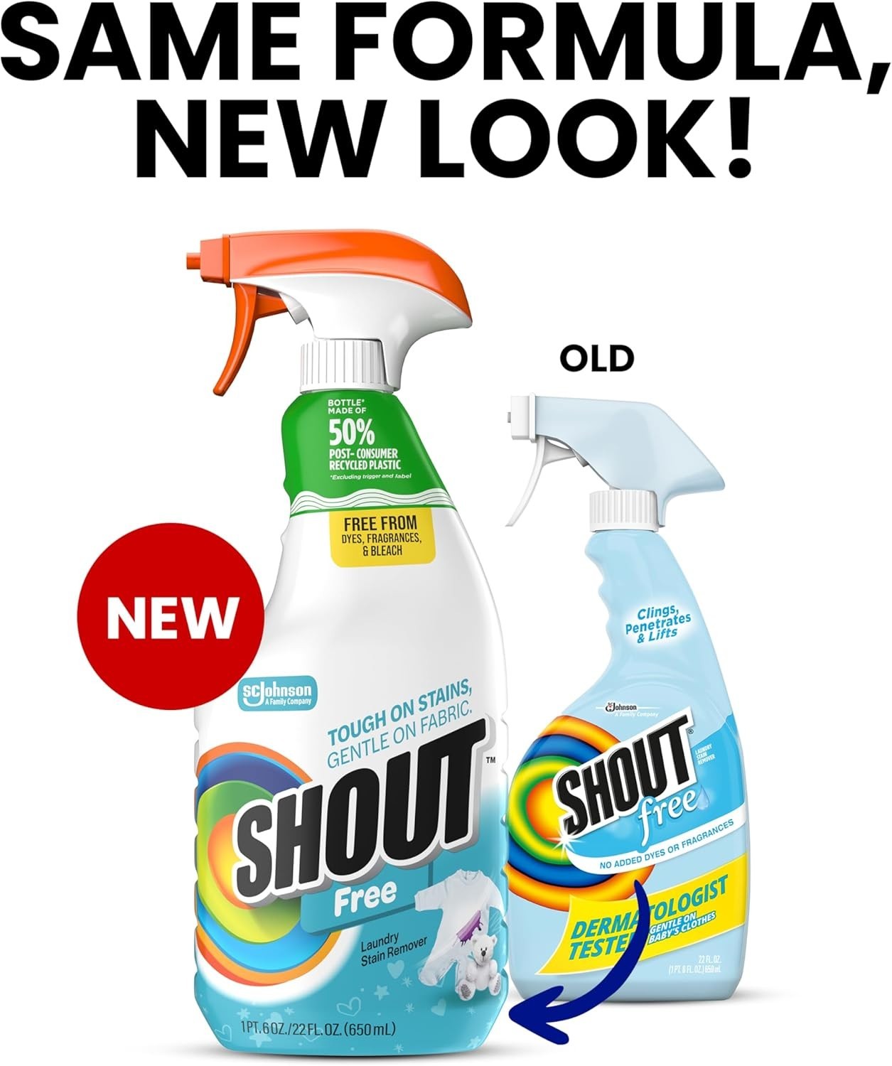 Eco-Friendly Laundry Stain Remover Spray – 22oz, Gentle & Effective Formula